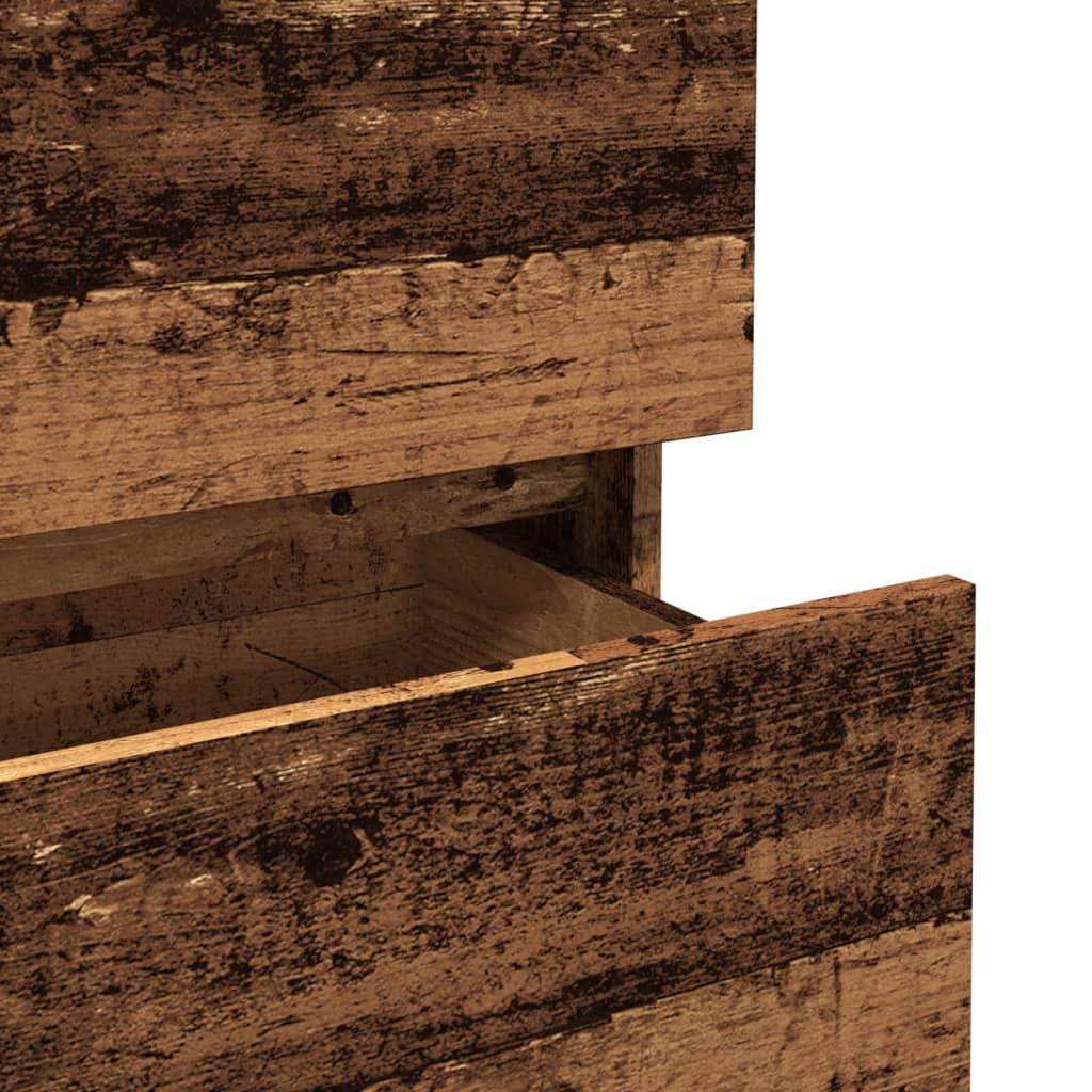 vidaXL Szafka, stare drewno, 70x41x75 cm, materiał drewnopochodny