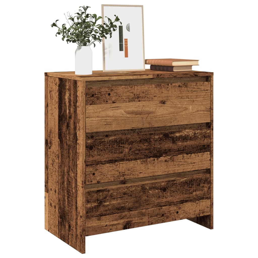 vidaXL Szafka, stare drewno, 70x41x75 cm, materiał drewnopochodny