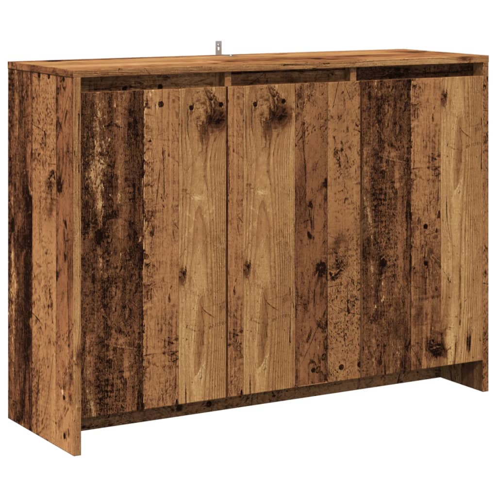 vidaXL Komoda, stare drewno, 102x33x75 cm, materiał drewnopochodny
