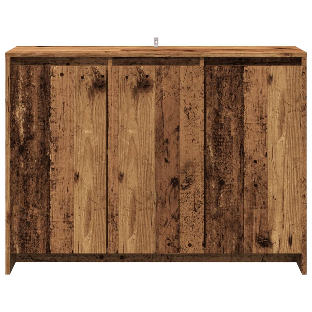 vidaXL Komoda, stare drewno, 102x33x75 cm, materiał drewnopochodny