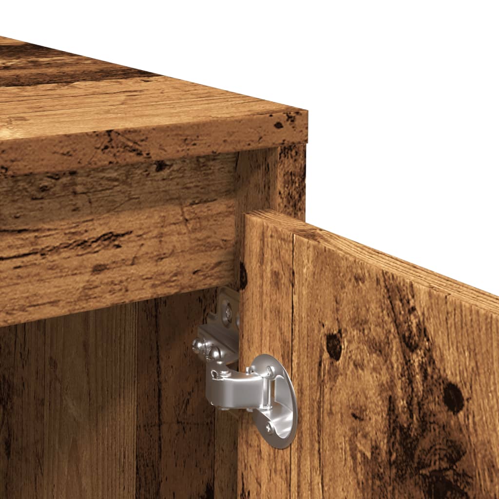 vidaXL Komoda, stare drewno, 102x33x75 cm, materiał drewnopochodny