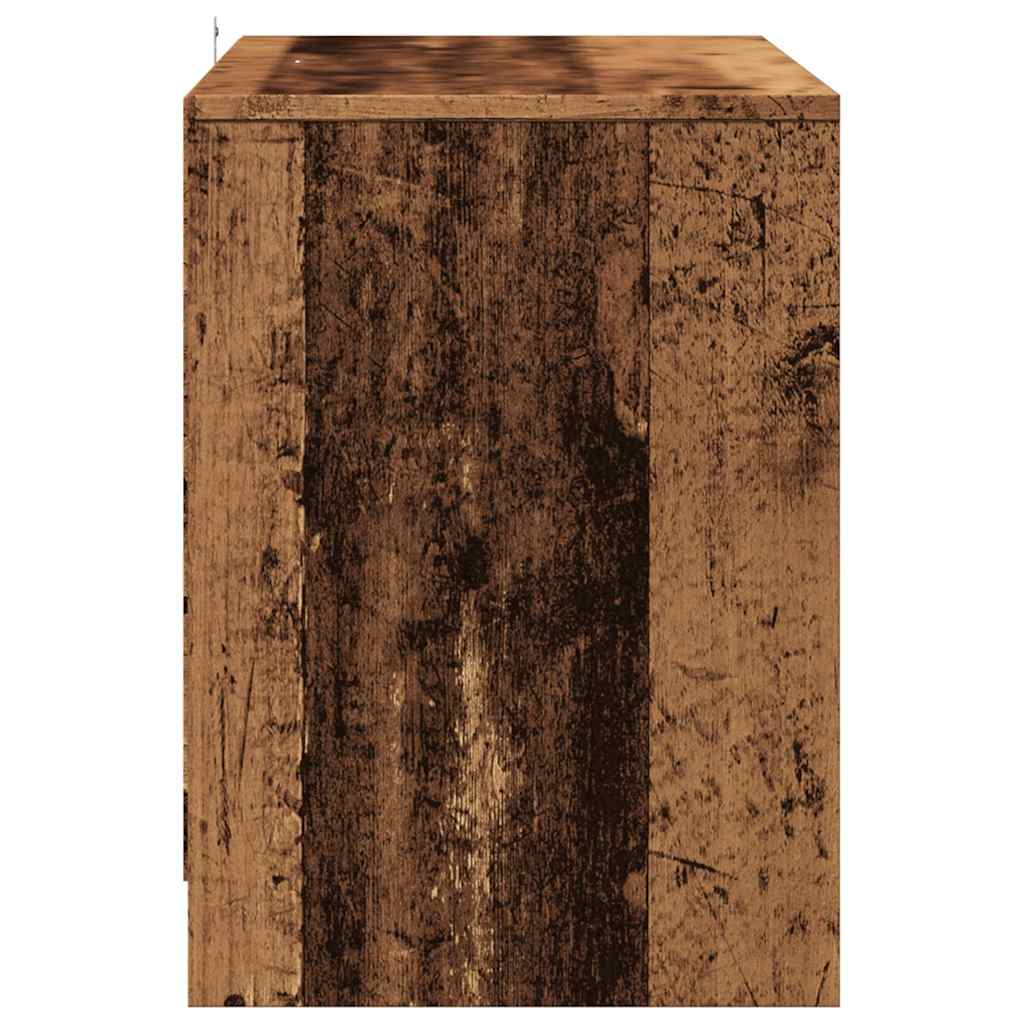 vidaXL Szafka pod TV, stare drewno, 102x37,5x52,5 cm
