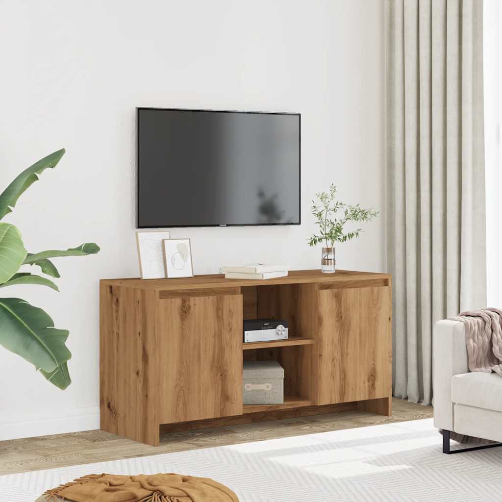 vidaXL Szafka TV, dąb artisan, 102x37,5x52,5 cm