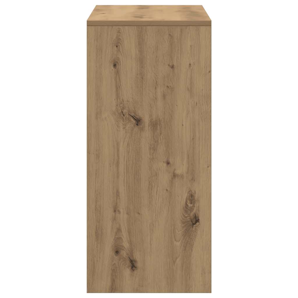 vidaXL Stolik konsolowy, dąb artisan, 100x35x76,5 cm