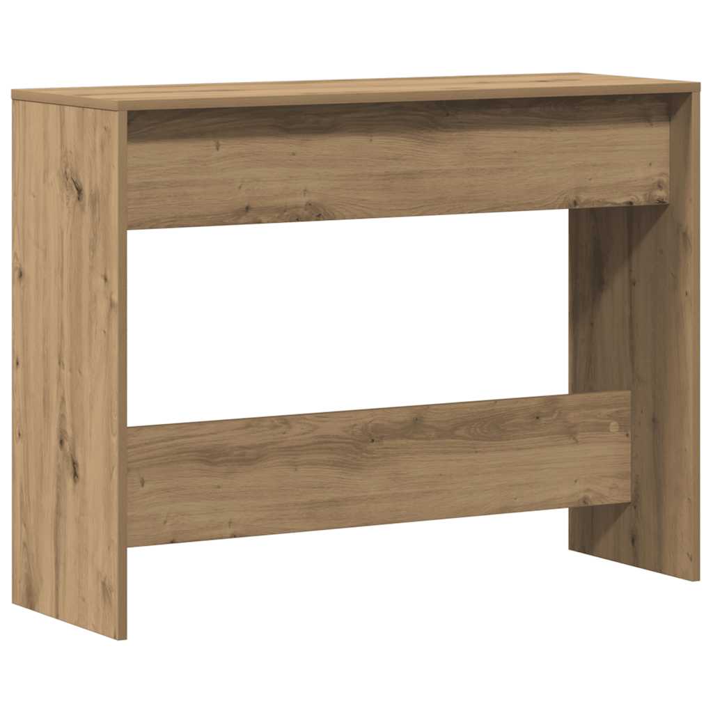 vidaXL Stolik konsolowy, dąb artisan, 100x35x76,5 cm