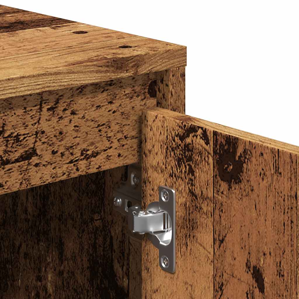 vidaXL Szafka TV, stare drewno, 120x30x40,5cm, materiał drewnopochodny