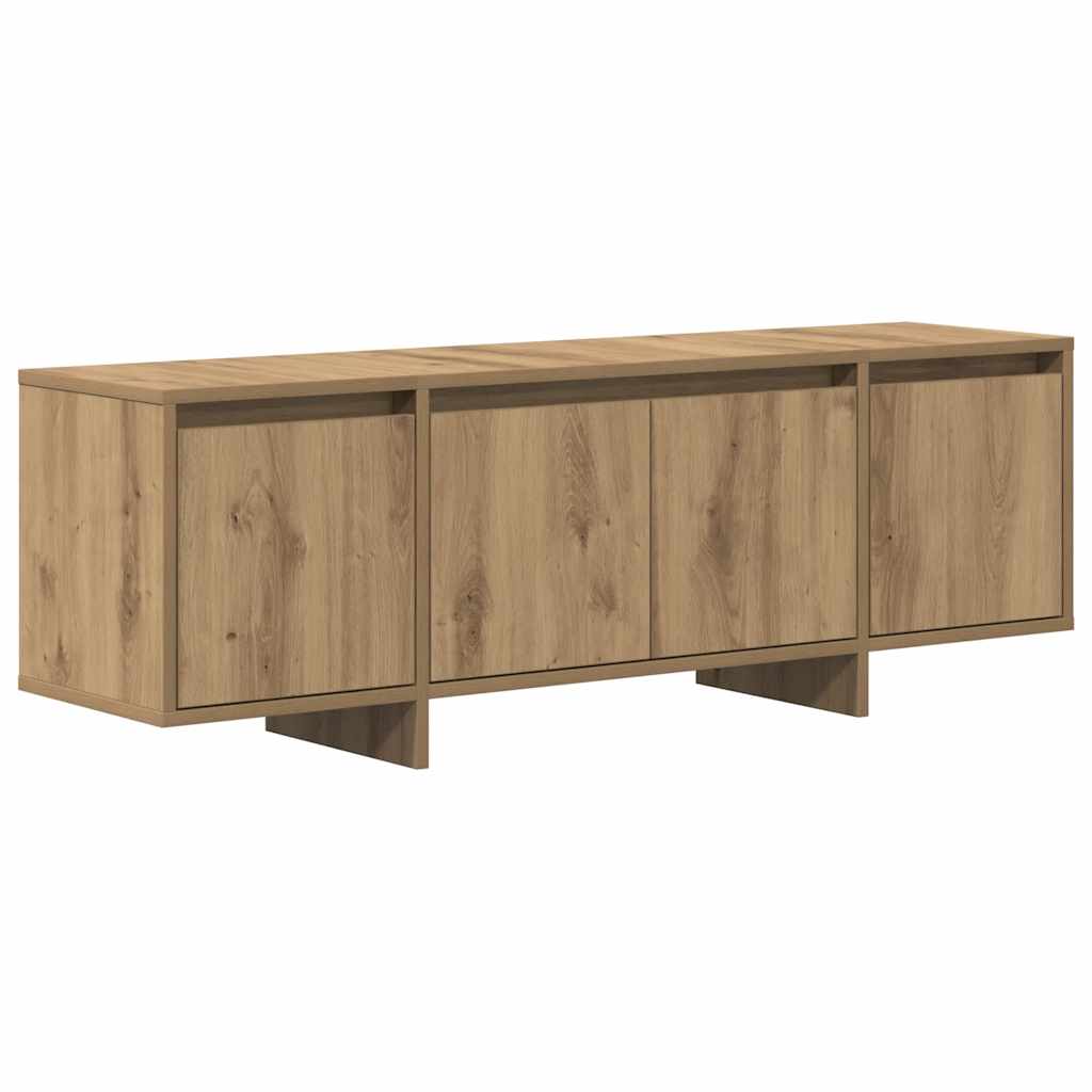 vidaXL Szafka TV, dąb artisan, 120x30x40,5 cm, materiał drewnopochodny