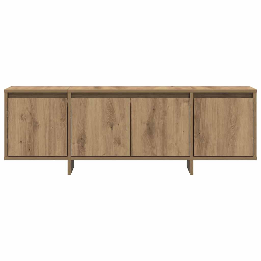 vidaXL Szafka TV, dąb artisan, 120x30x40,5 cm, materiał drewnopochodny