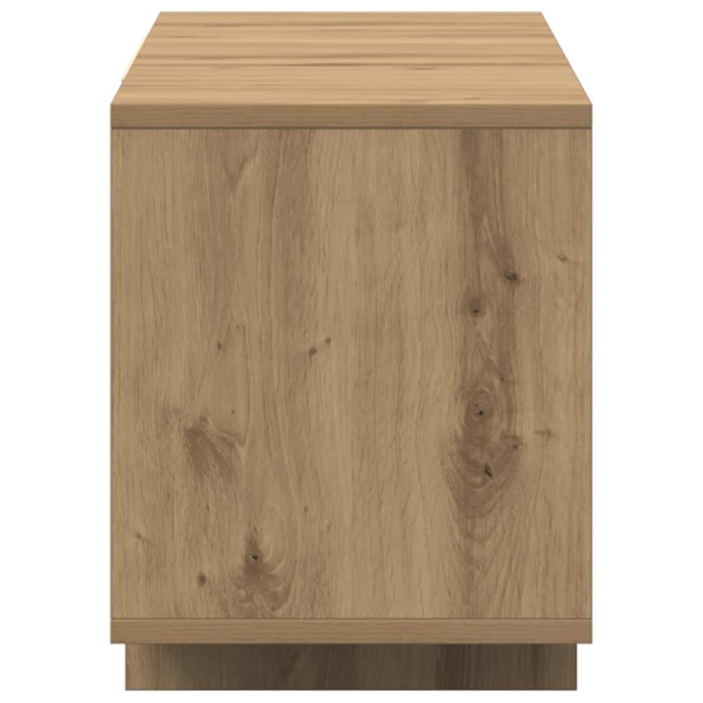 vidaXL Szafka TV, dąb artisan, 120x30x40,5 cm, materiał drewnopochodny