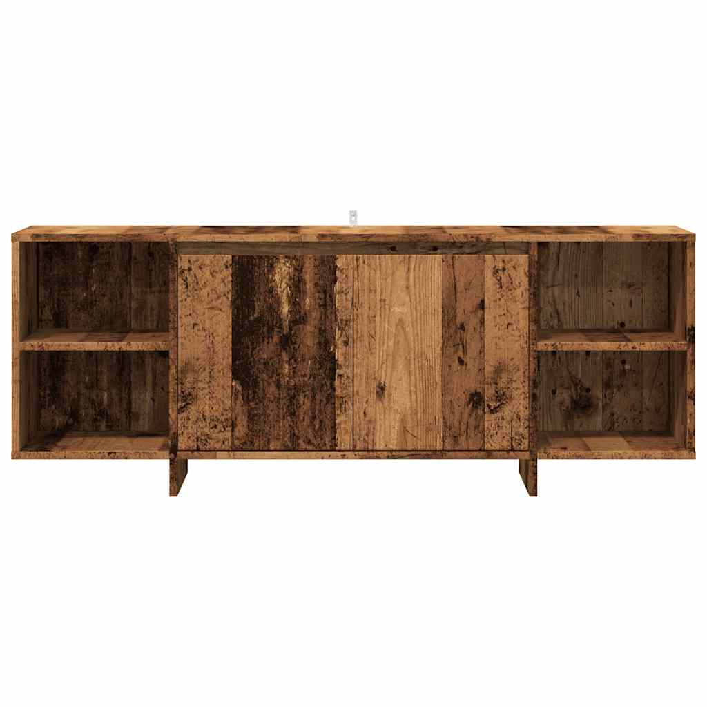 vidaXL Szafka TV, stare drewno, 130x35x50cm, materiał drewnopochodny