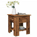 vidaXL Stolik kawowy, stare drewno 40x40x42 cm materiał drewnopochodny