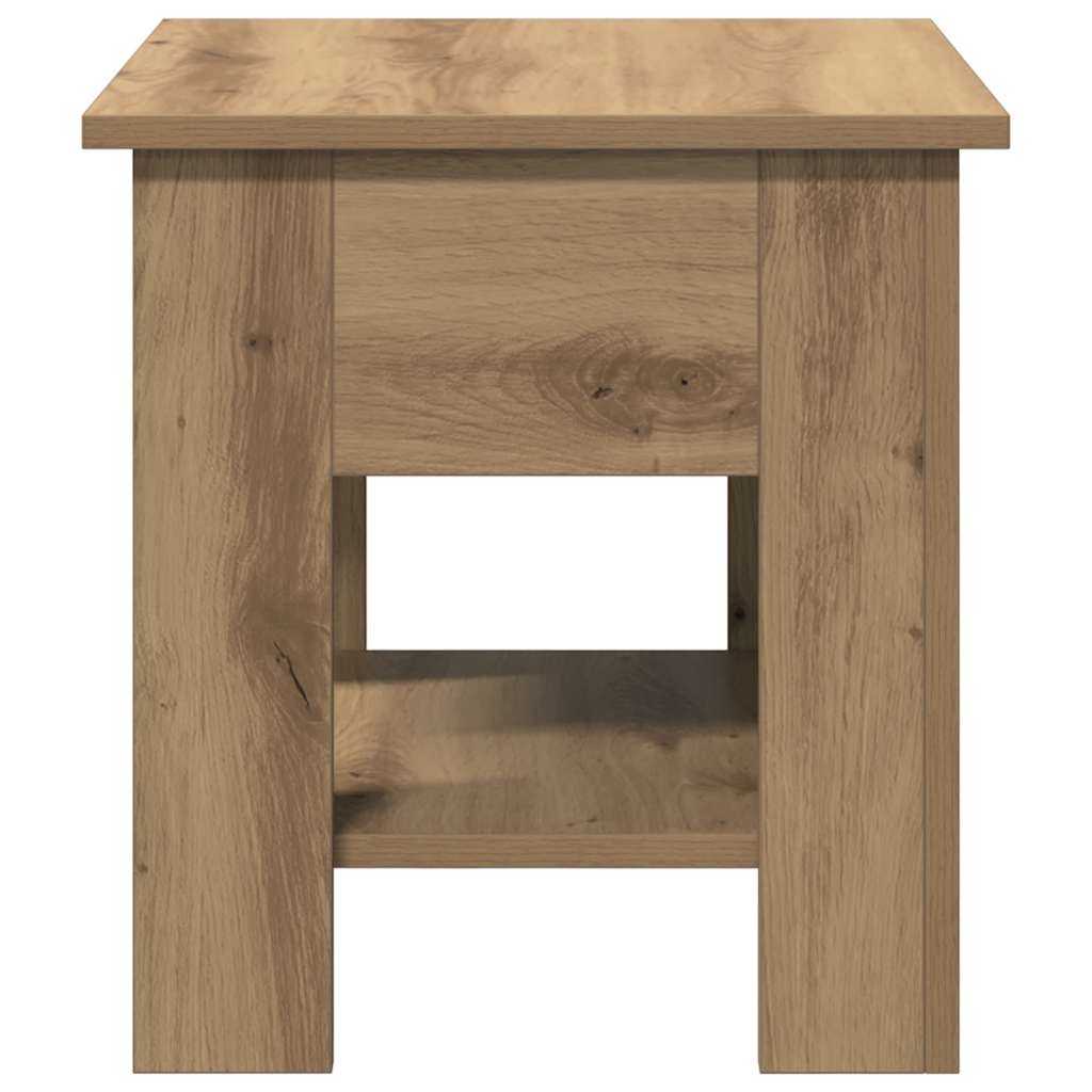 vidaXL Stolik kawowy, dąb artisan 40x40x42 cm, materiał drewnopochodny