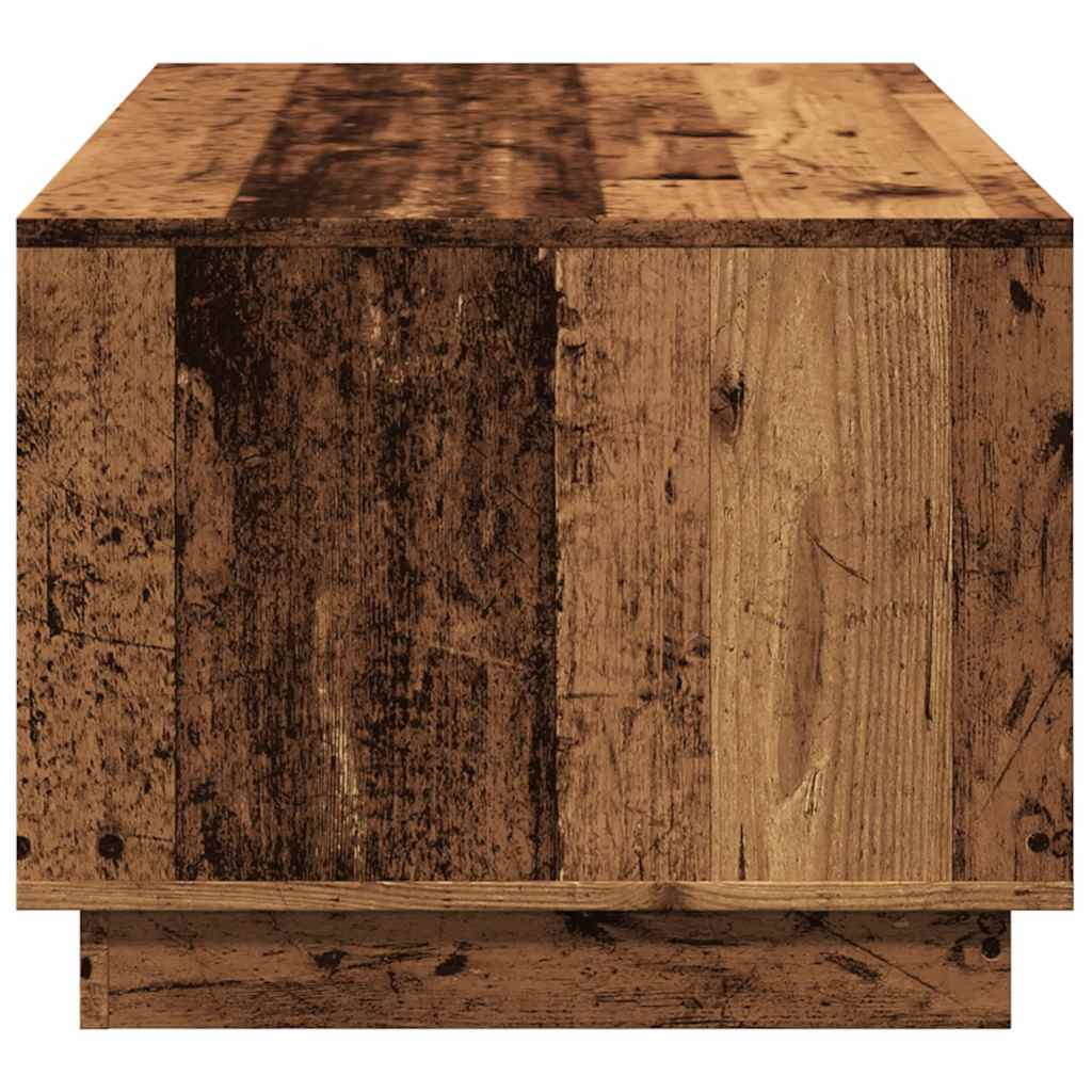 vidaXL Stolik kawowy, stare drewno, 102x55x43 cm