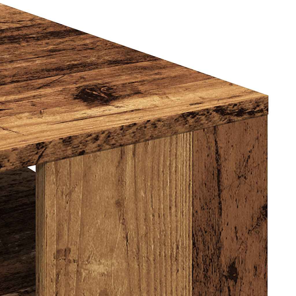 vidaXL Stolik kawowy, stare drewno, 102x55x43 cm