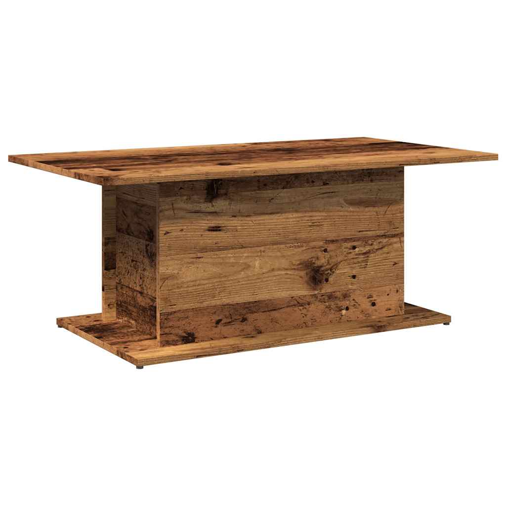 vidaXL Stolik kawowy, stare drewno, 102x55,5x40 cm