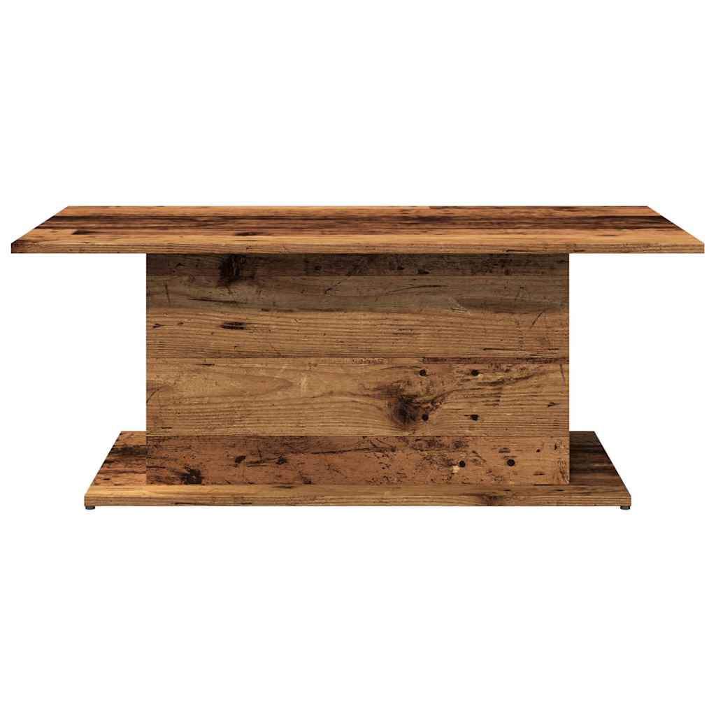 vidaXL Stolik kawowy, stare drewno, 102x55,5x40 cm