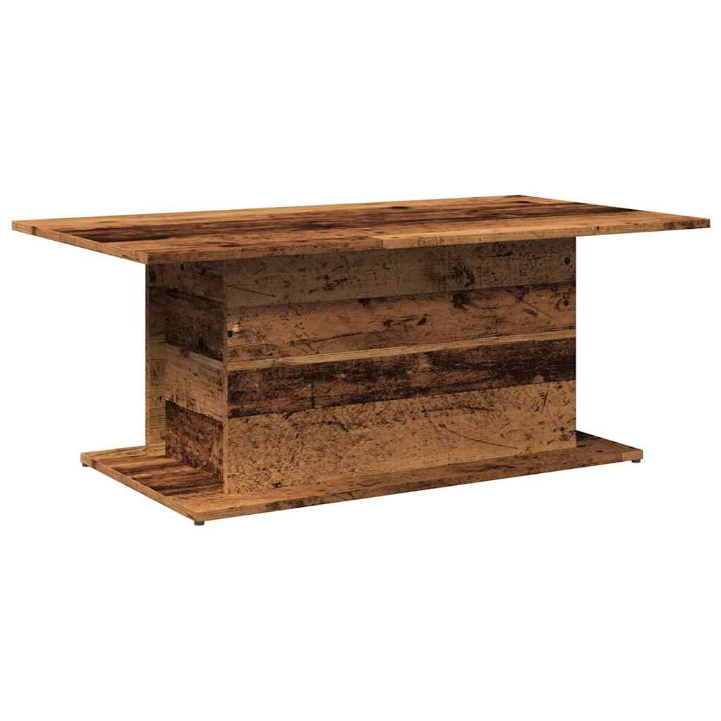 vidaXL Stolik kawowy, stare drewno, 102x55,5x40 cm