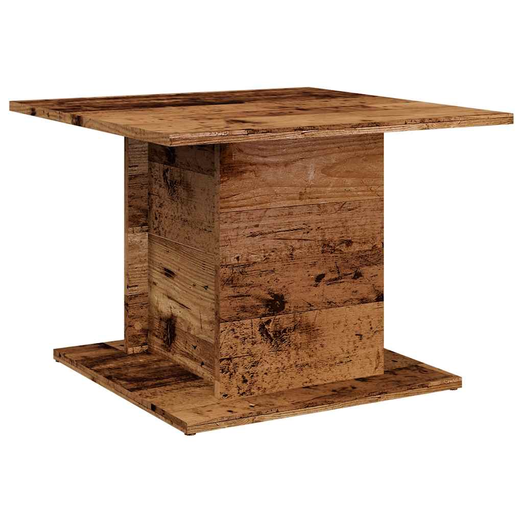vidaXL Stolik kawowy, stare drewno, 55,5x55,5x40 cm