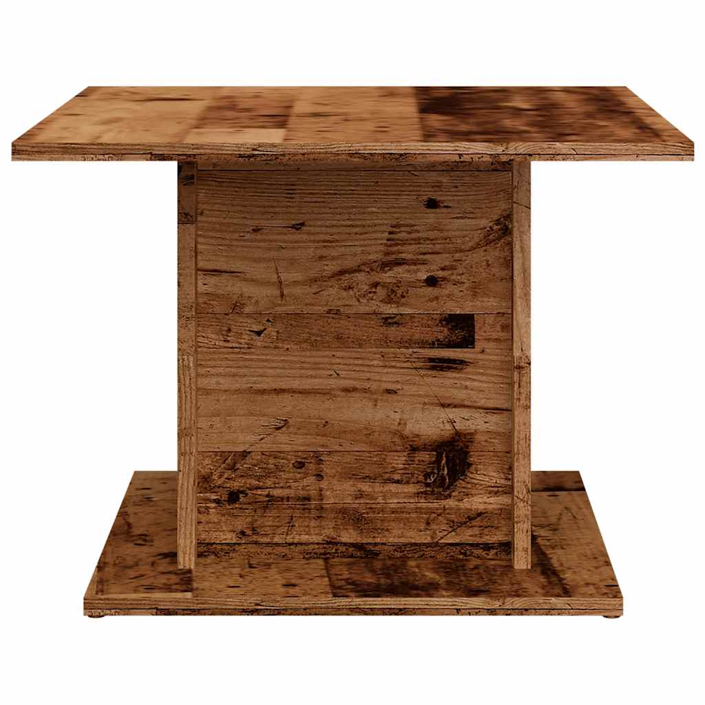 vidaXL Stolik kawowy, stare drewno, 55,5x55,5x40 cm