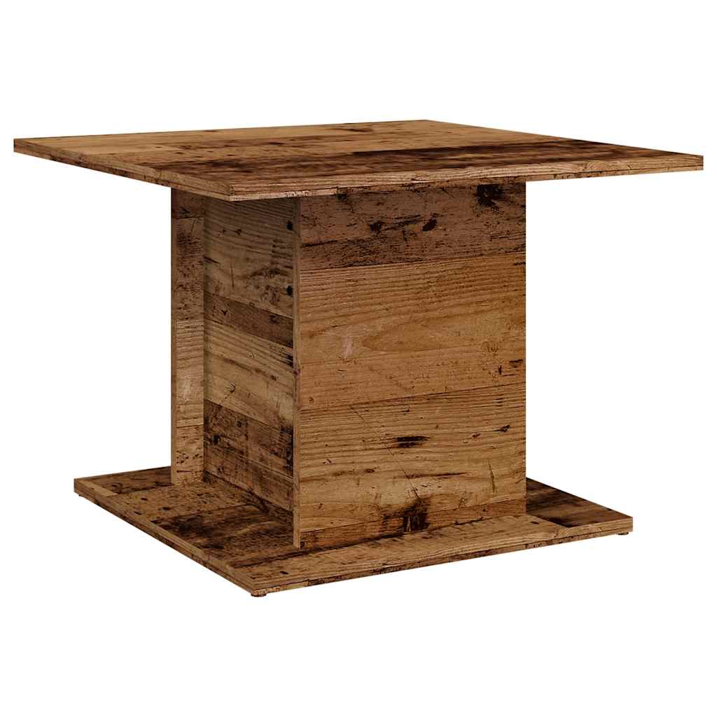 vidaXL Stolik kawowy, stare drewno, 55,5x55,5x40 cm