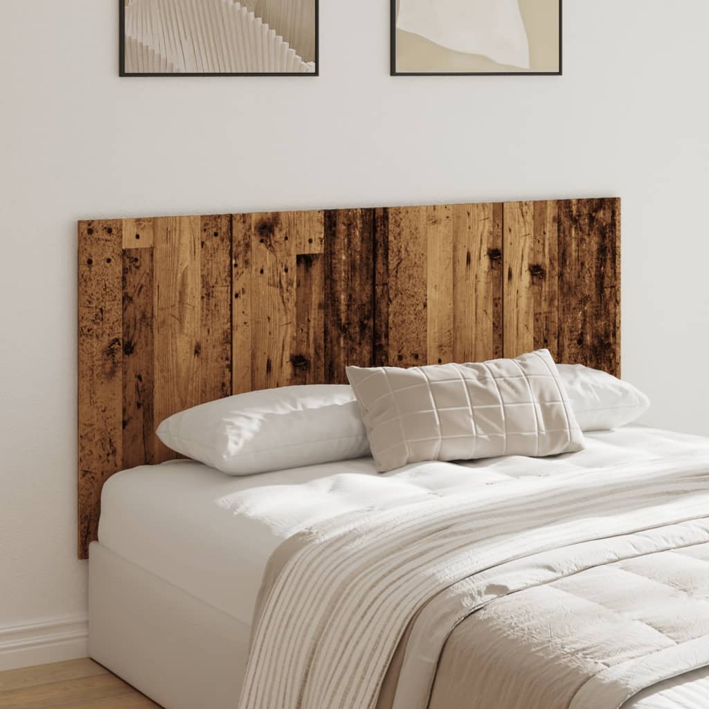 vidaXL Wezgłowie łóżka, stare drewno, 160x1,5x80 cm