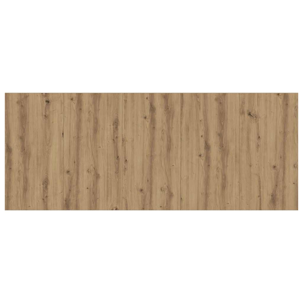 vidaXL Wezgłowie łóżka, dąb artisan, 200x1,5x80 cm