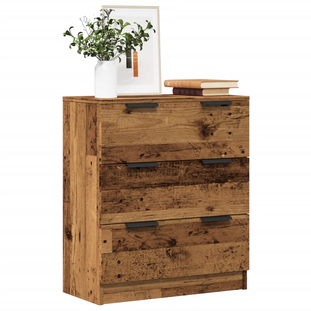 vidaXL Szafka, stare drewno, 60x30x70 cm, materiał drewnopochodny