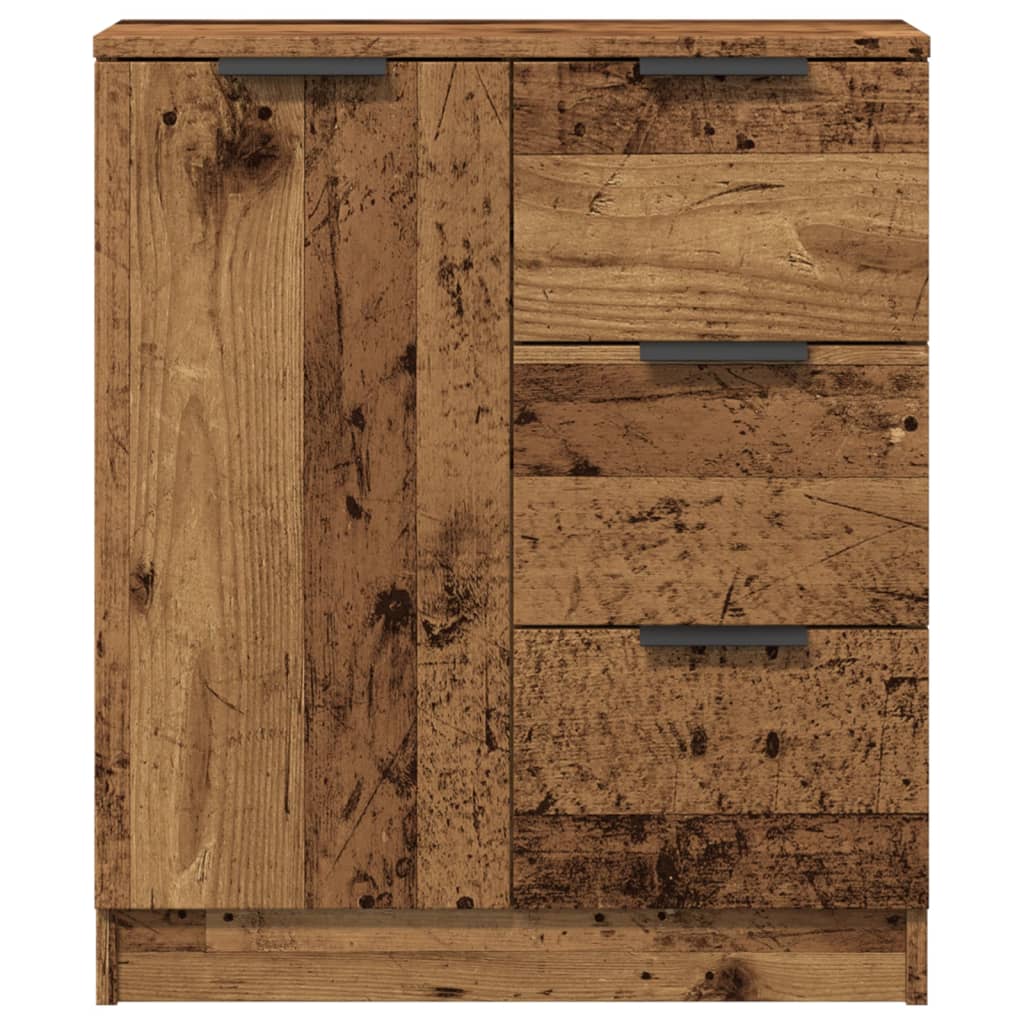 vidaXL Szafka, stare drewno, 60x30x70 cm, materiał drewnopochodny