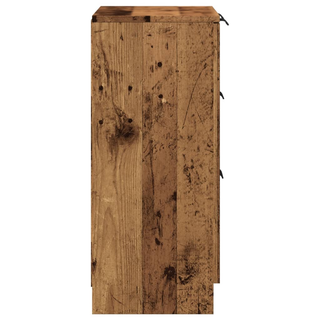 vidaXL Szafka, stare drewno, 60x30x70 cm, materiał drewnopochodny