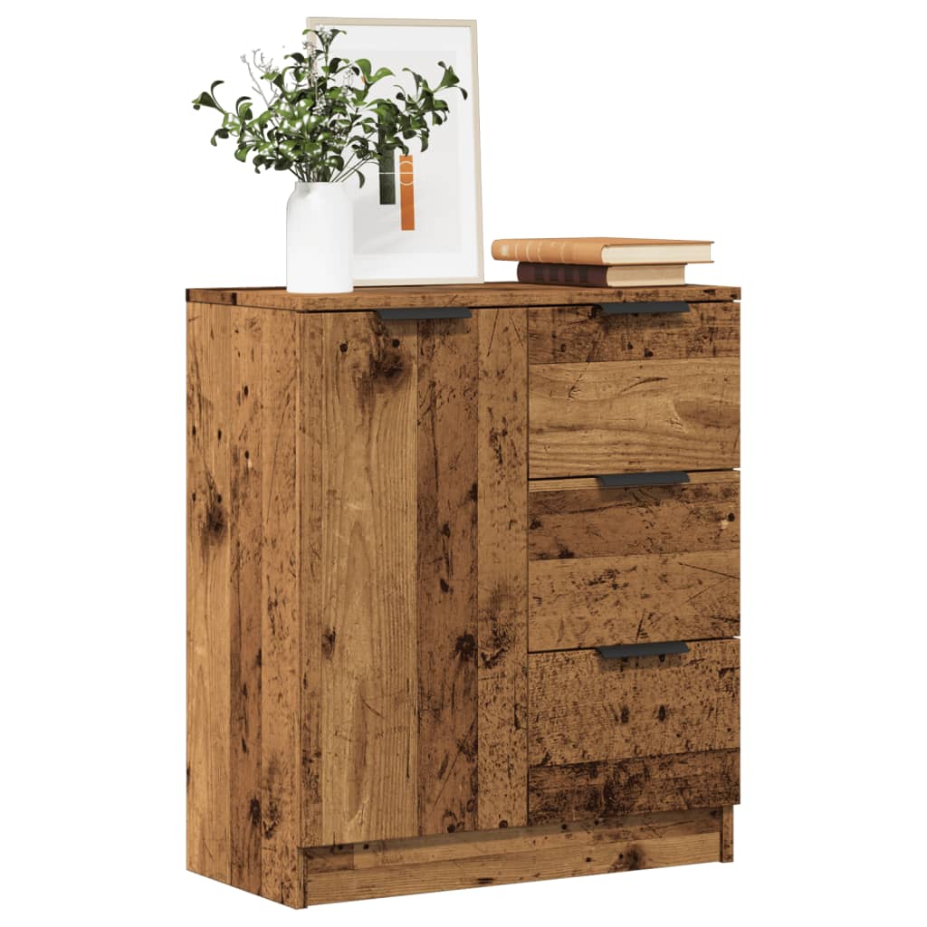 vidaXL Szafka, stare drewno, 60x30x70 cm, materiał drewnopochodny