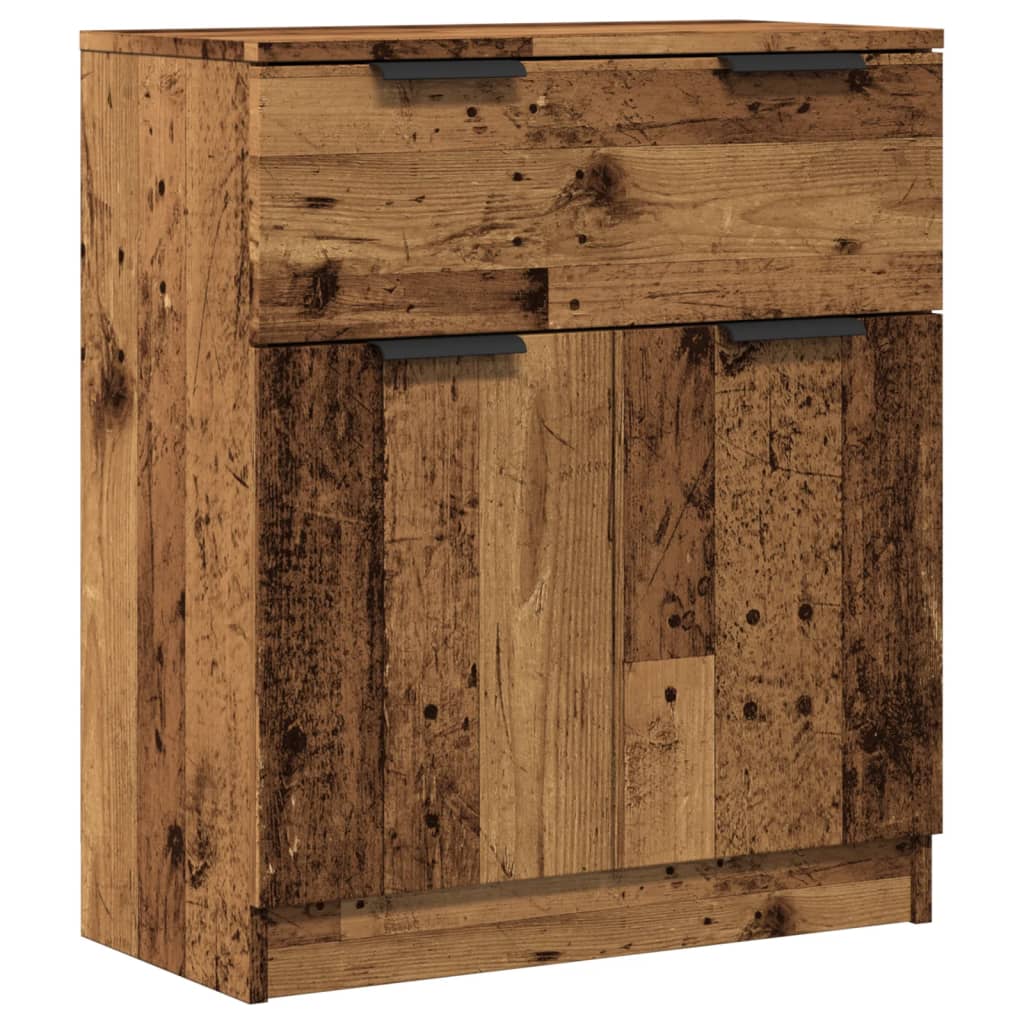 vidaXL Szafka, stare drewno, 60x30x70 cm, materiał drewnopochodny