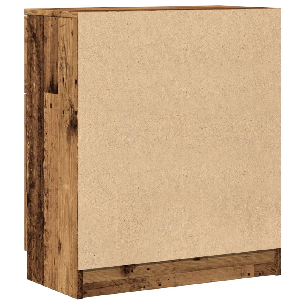 vidaXL Szafka, stare drewno, 60x30x70 cm, materiał drewnopochodny