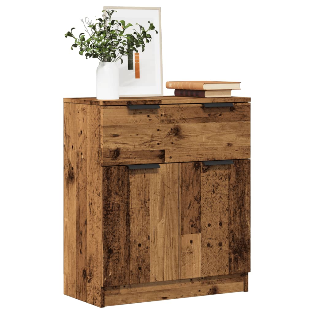 vidaXL Szafka, stare drewno, 60x30x70 cm, materiał drewnopochodny