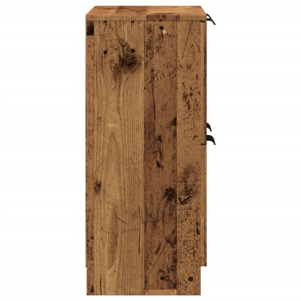 vidaXL Szafka, stare drewno, 60x30x70 cm, materiał drewnopochodny
