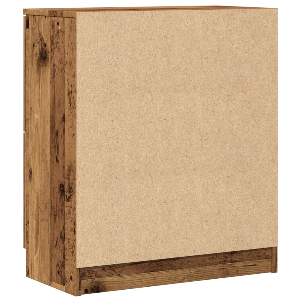 vidaXL Szafka, stare drewno, 60x30x70 cm, materiał drewnopochodny
