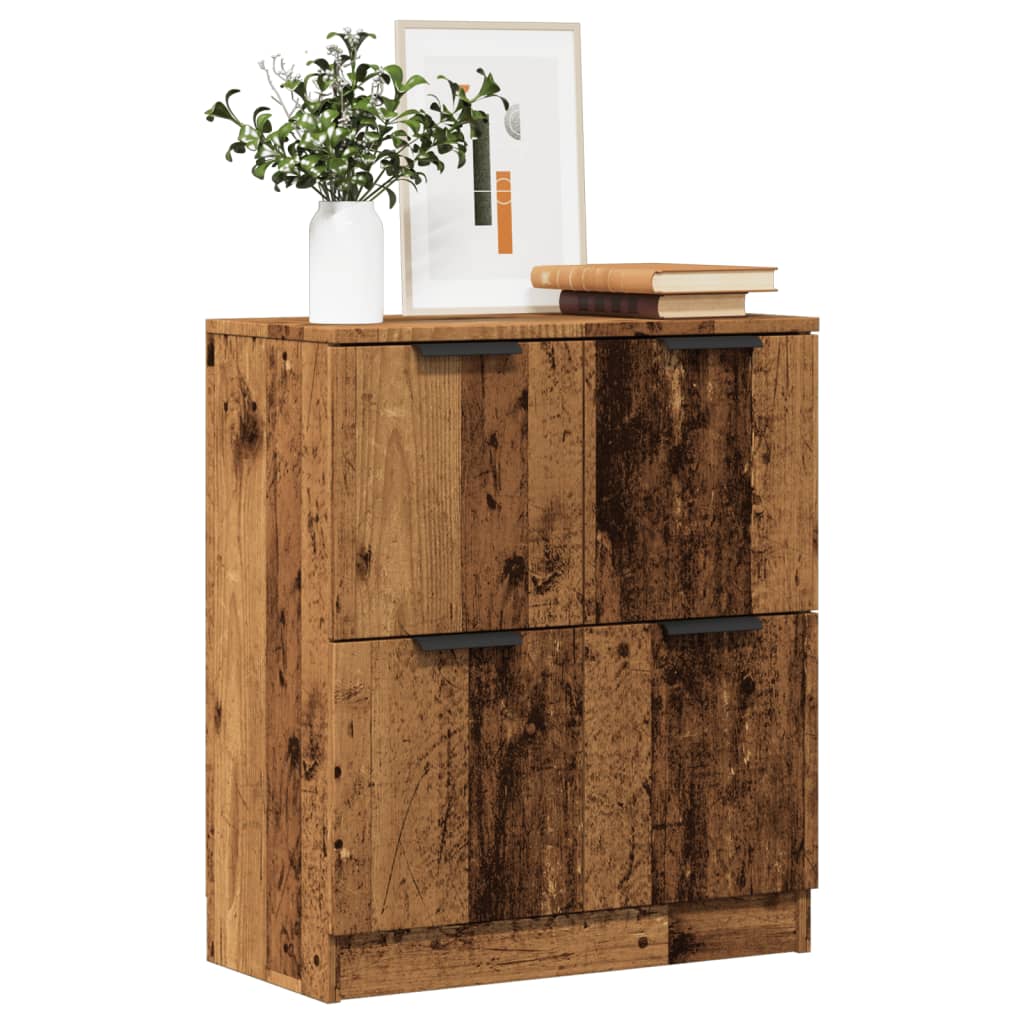 vidaXL Szafka, stare drewno, 60x30x70 cm, materiał drewnopochodny