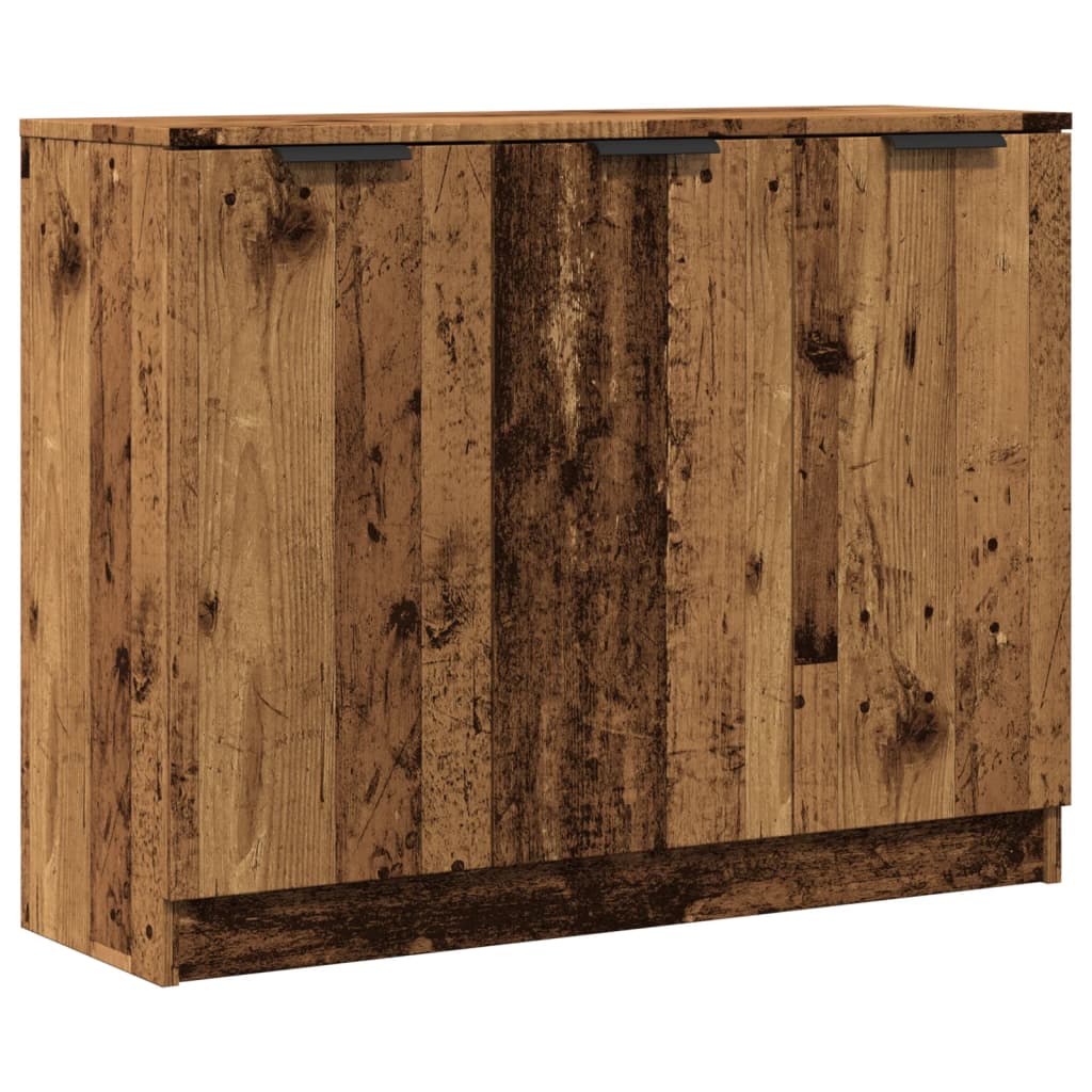 vidaXL Szafka, stare drewno, 90,5x30x70 cm, materiał drewnopochodny