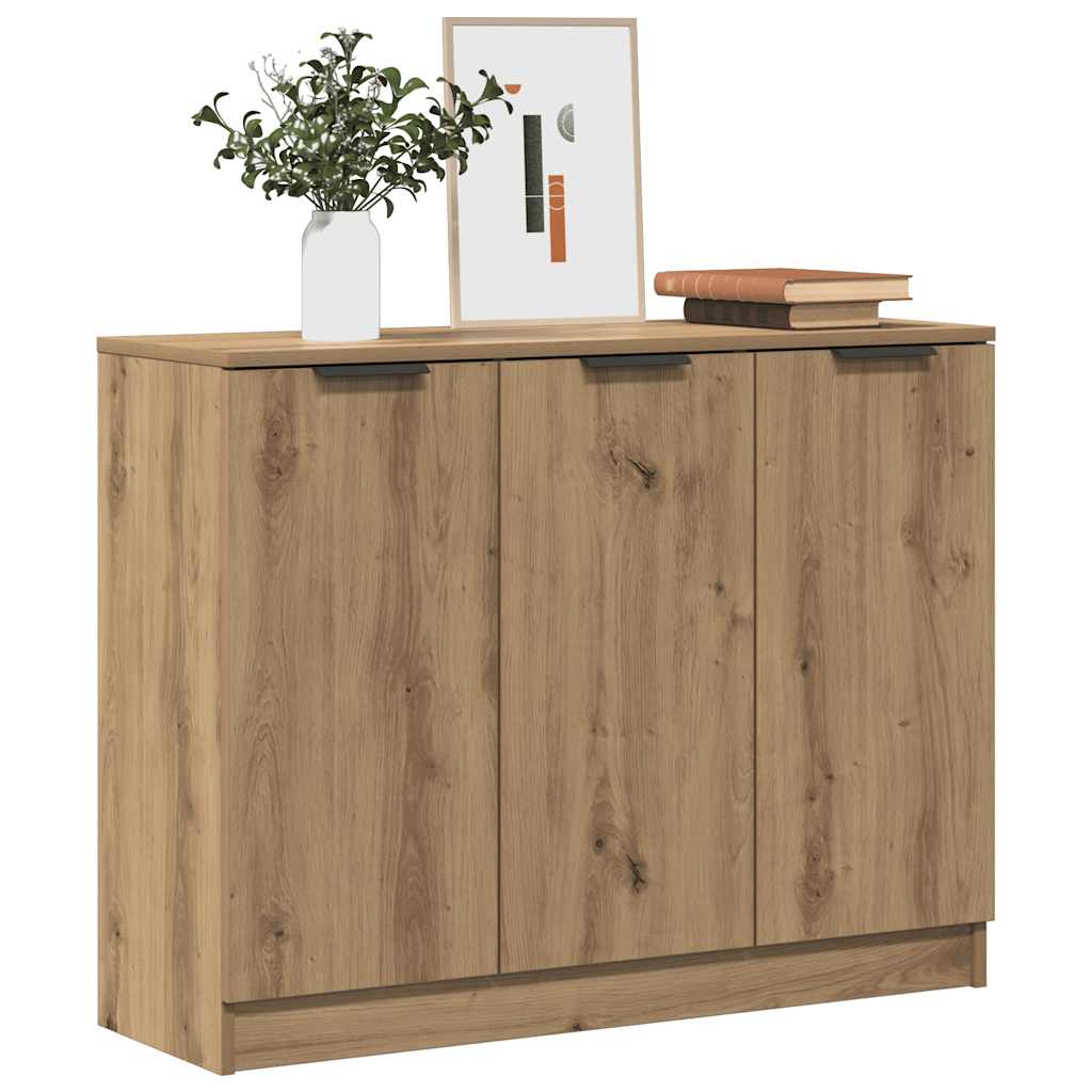 vidaXL Szafka, dąb artisan, 90,5x30x70 cm, materiał drewnopochodny