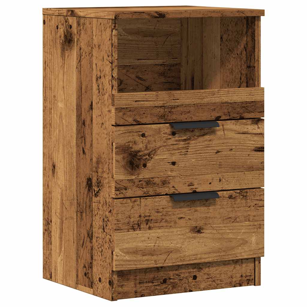 vidaXL Szafka nocna, stare drewno, 40x36x65cm, materiał drewnopochodny