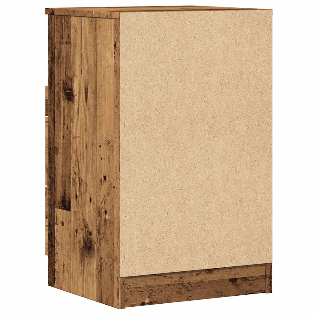 vidaXL Szafka nocna, stare drewno, 40x36x65cm, materiał drewnopochodny