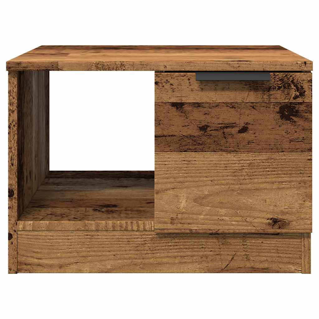 vidaXL Stolik kawowy, stare drewno, 50x50x36 cm
