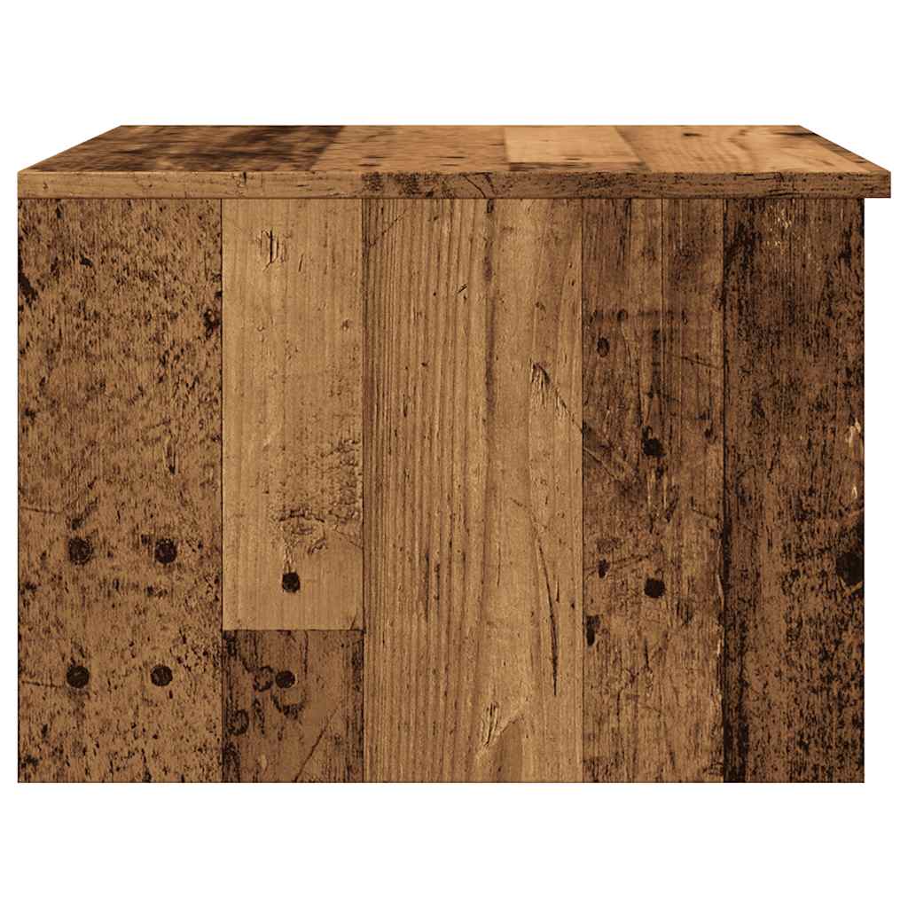 vidaXL Stolik kawowy, stare drewno, 50x50x36 cm
