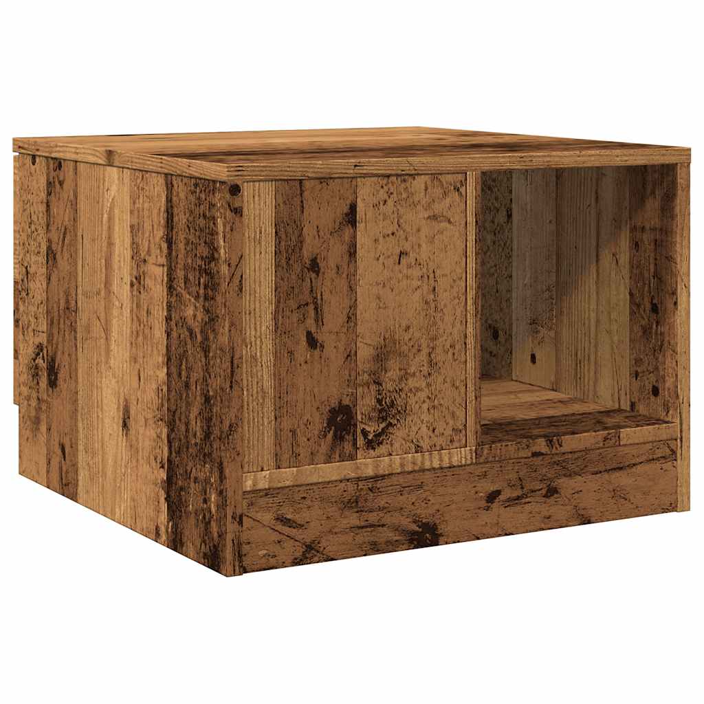 vidaXL Stolik kawowy, stare drewno, 50x50x36 cm