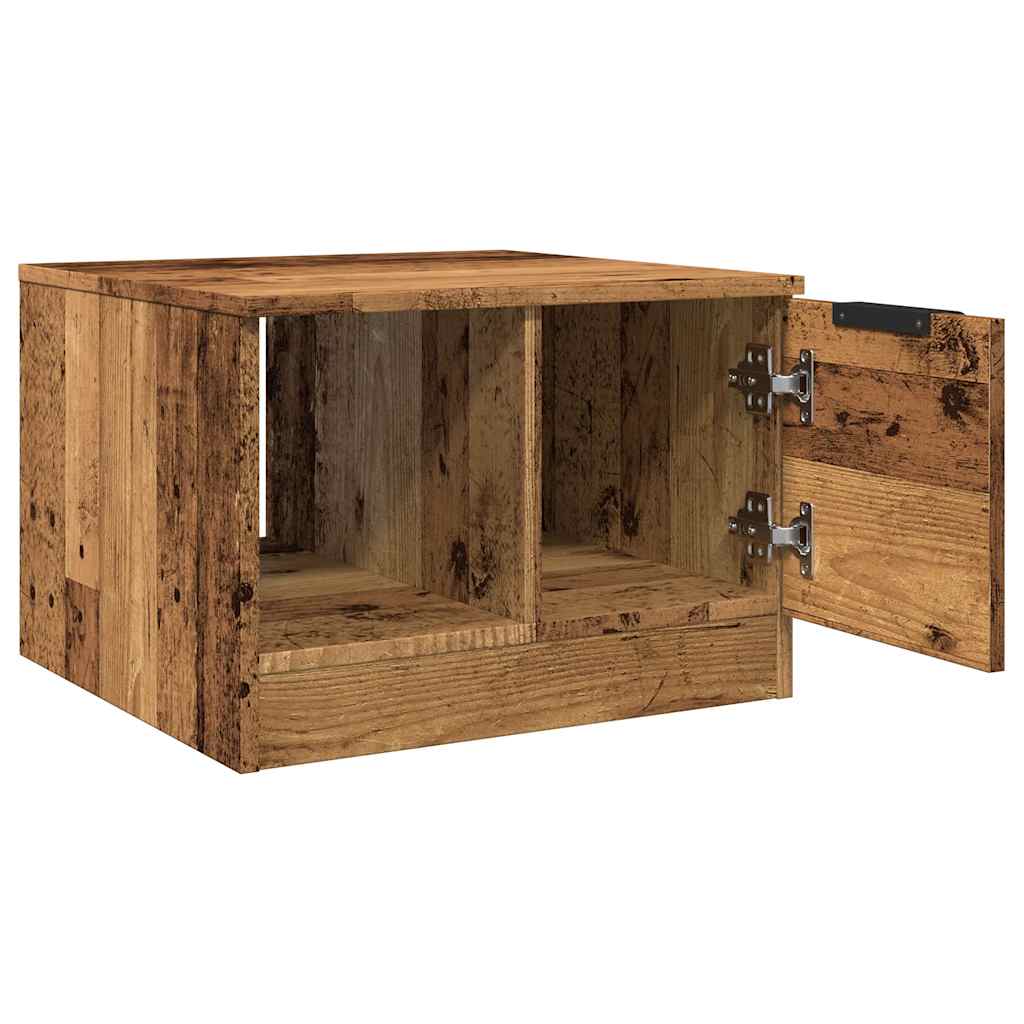 vidaXL Stolik kawowy, stare drewno, 50x50x36 cm