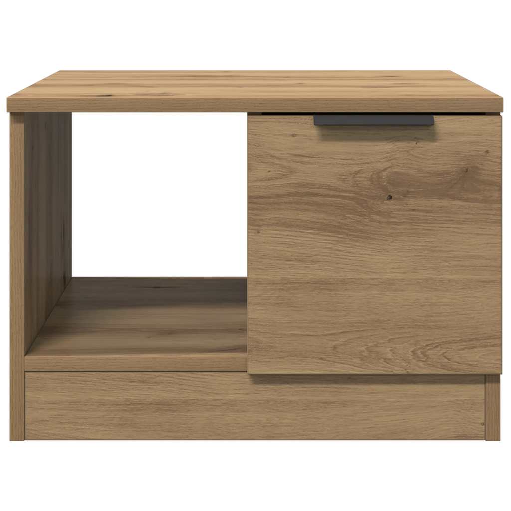 vidaXL Stolik kawowy, dąb artisan 50x50x36 cm, materiał drewnopochodny