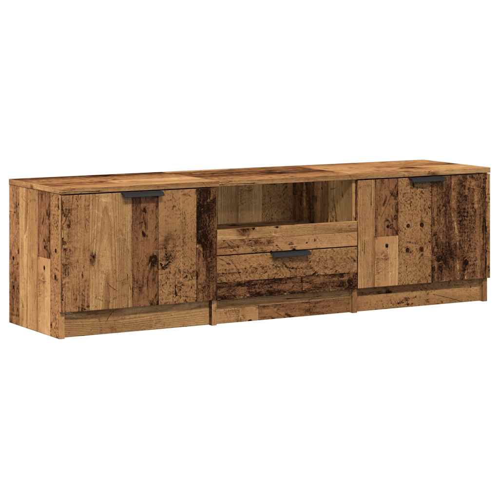 vidaXL Szafka pod telewizor, stare drewno, 140x35x40 cm