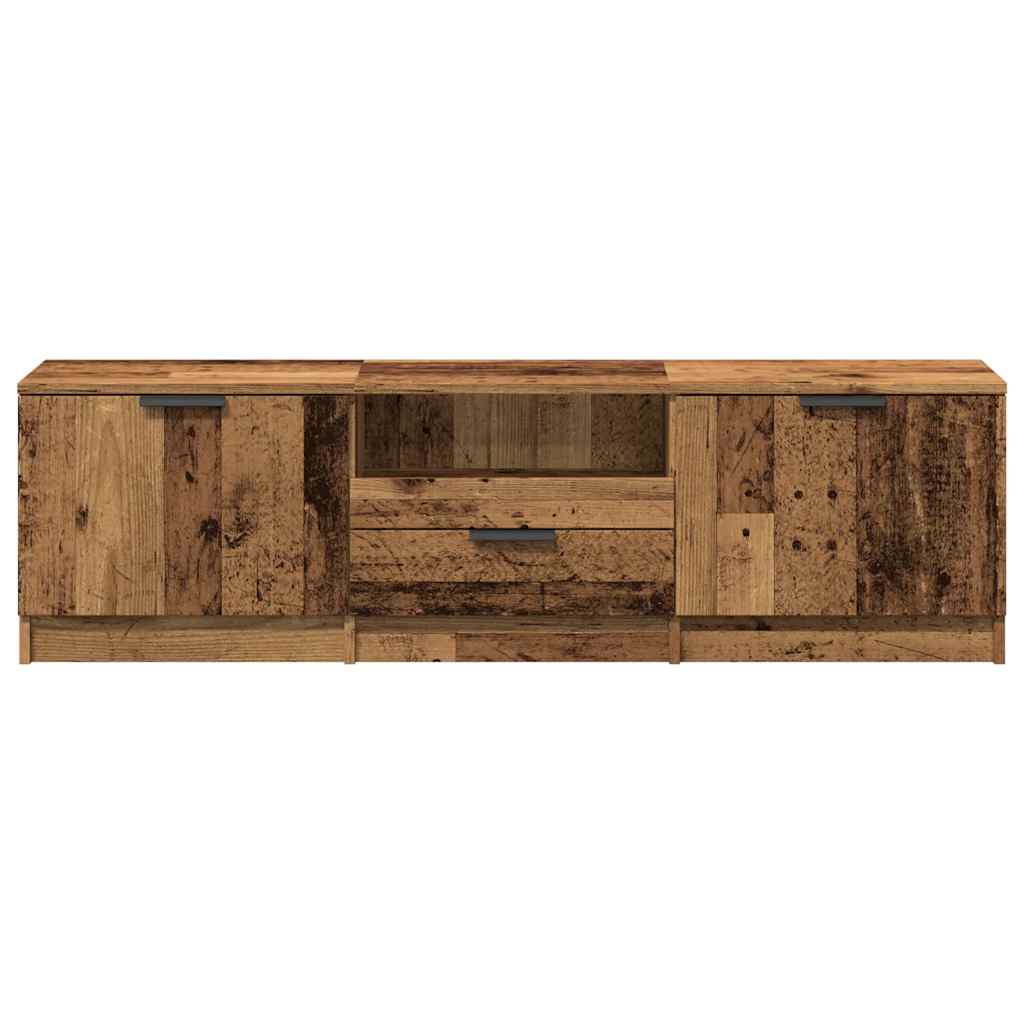 vidaXL Szafka pod telewizor, stare drewno, 140x35x40 cm
