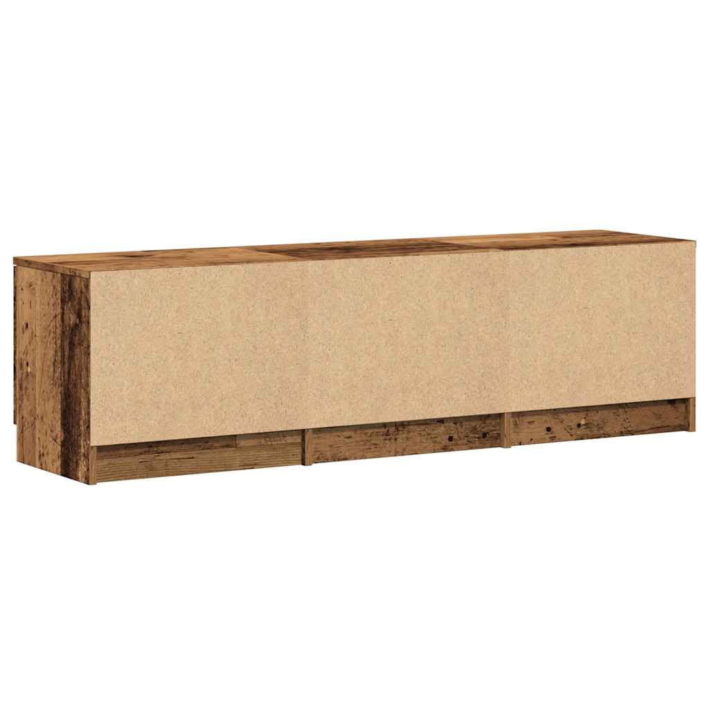 vidaXL Szafka pod telewizor, stare drewno, 140x35x40 cm