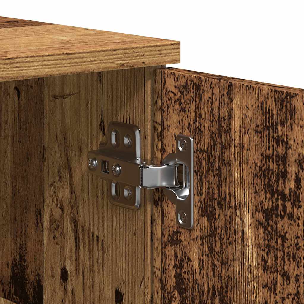 vidaXL Szafka pod telewizor, stare drewno, 140x35x40 cm