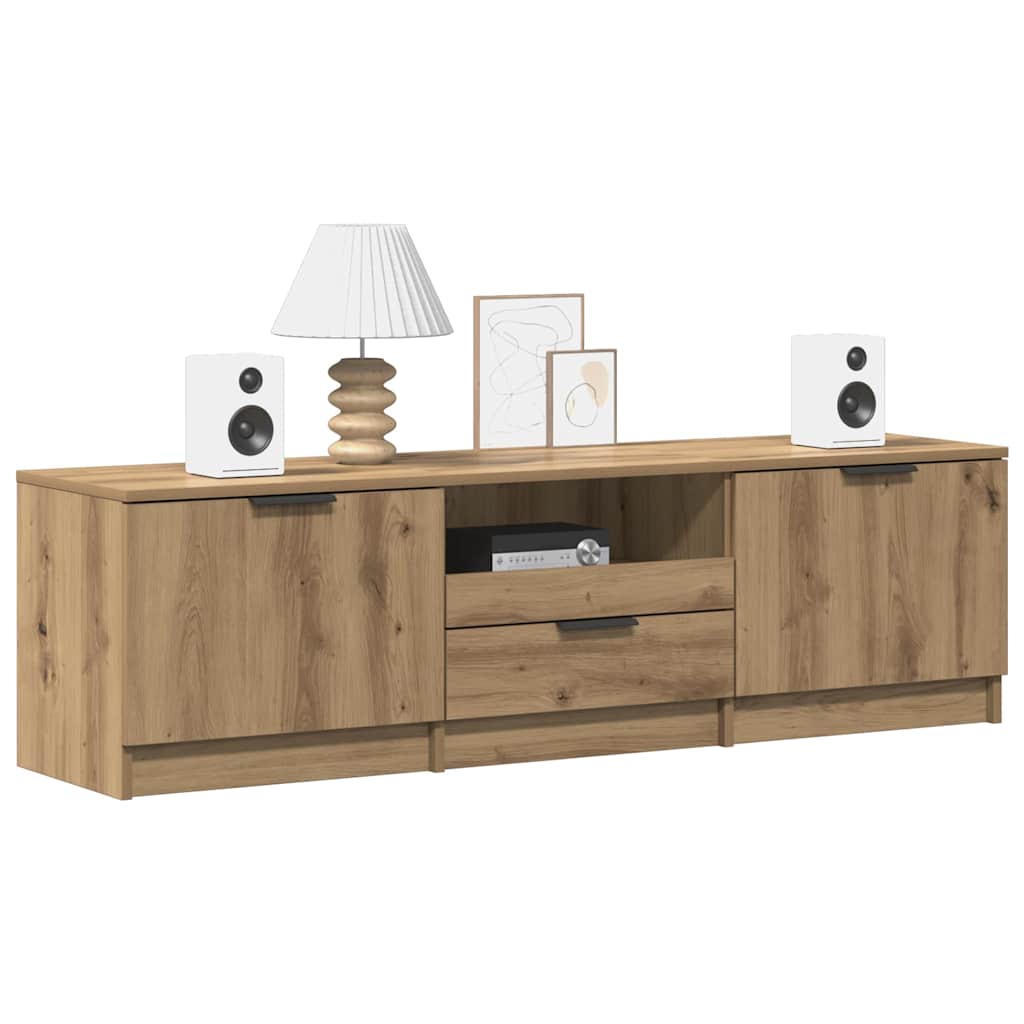 vidaXL Szafka RTV Artisan Oak 140x35x40 cm Drewno konstrukcyjne